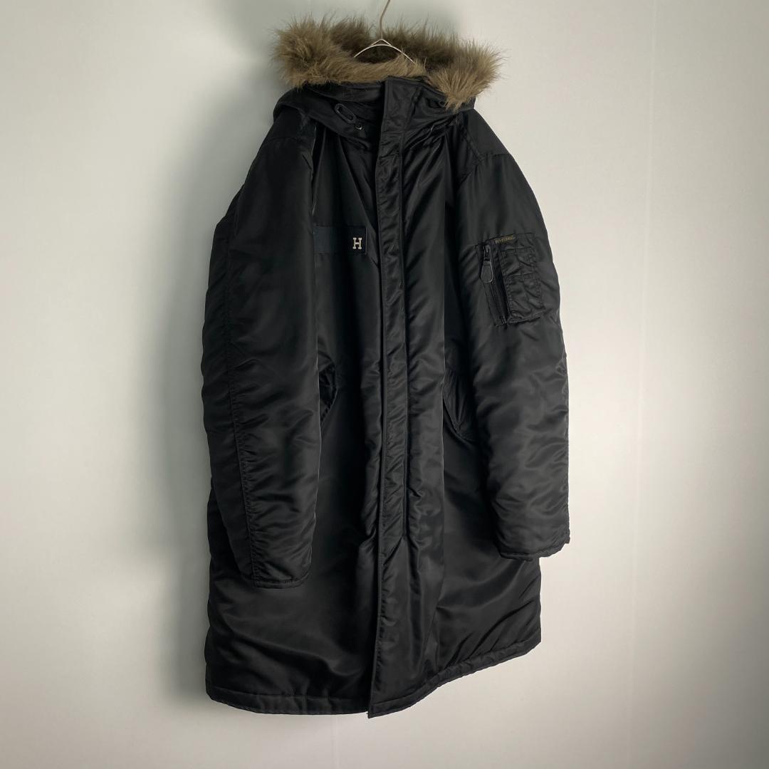 ヒステリックグラマー　モッズコート　プリマロフトエアフォース　ブラック　M