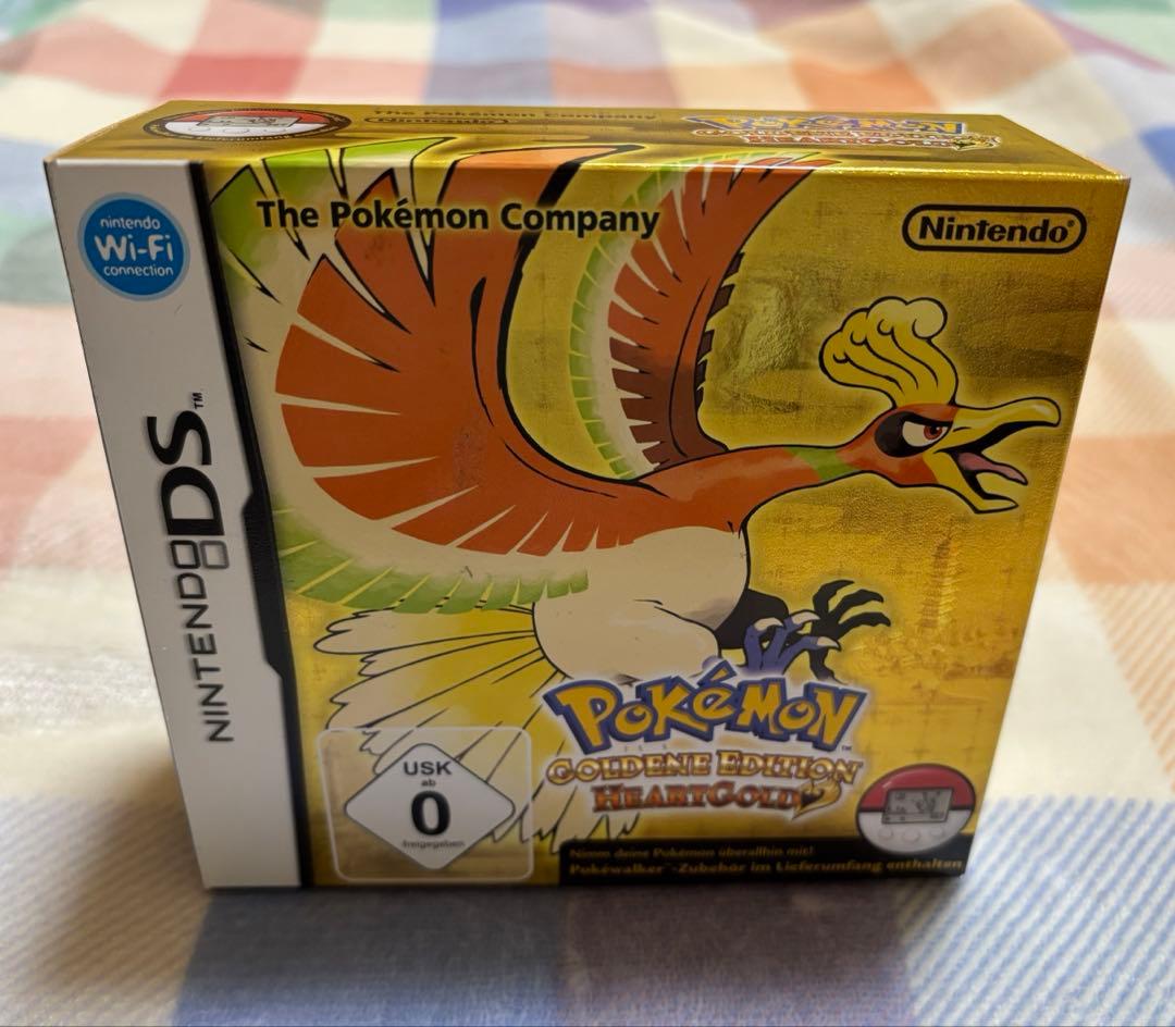 ポケモン ハートゴールド ドイツ語 未使用のポケウォーカー付き