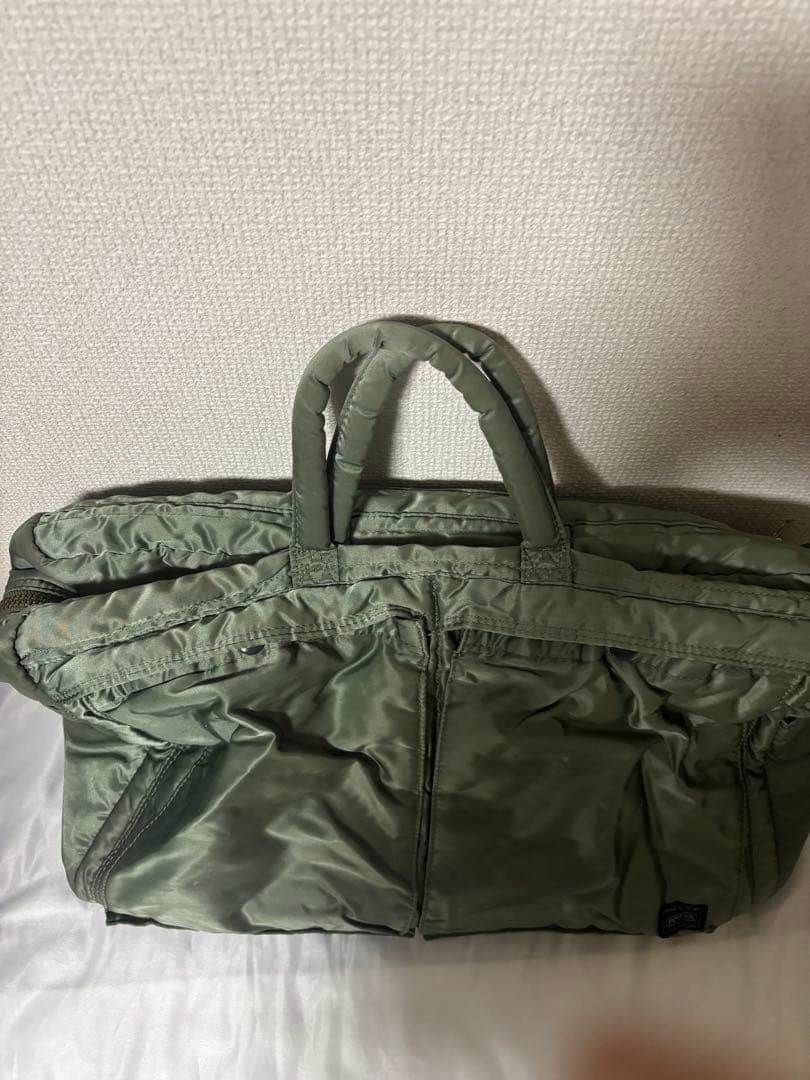 廃盤 希少 ポータータンカー ボストンバッグL ショルダーバッグ 大容量セージ