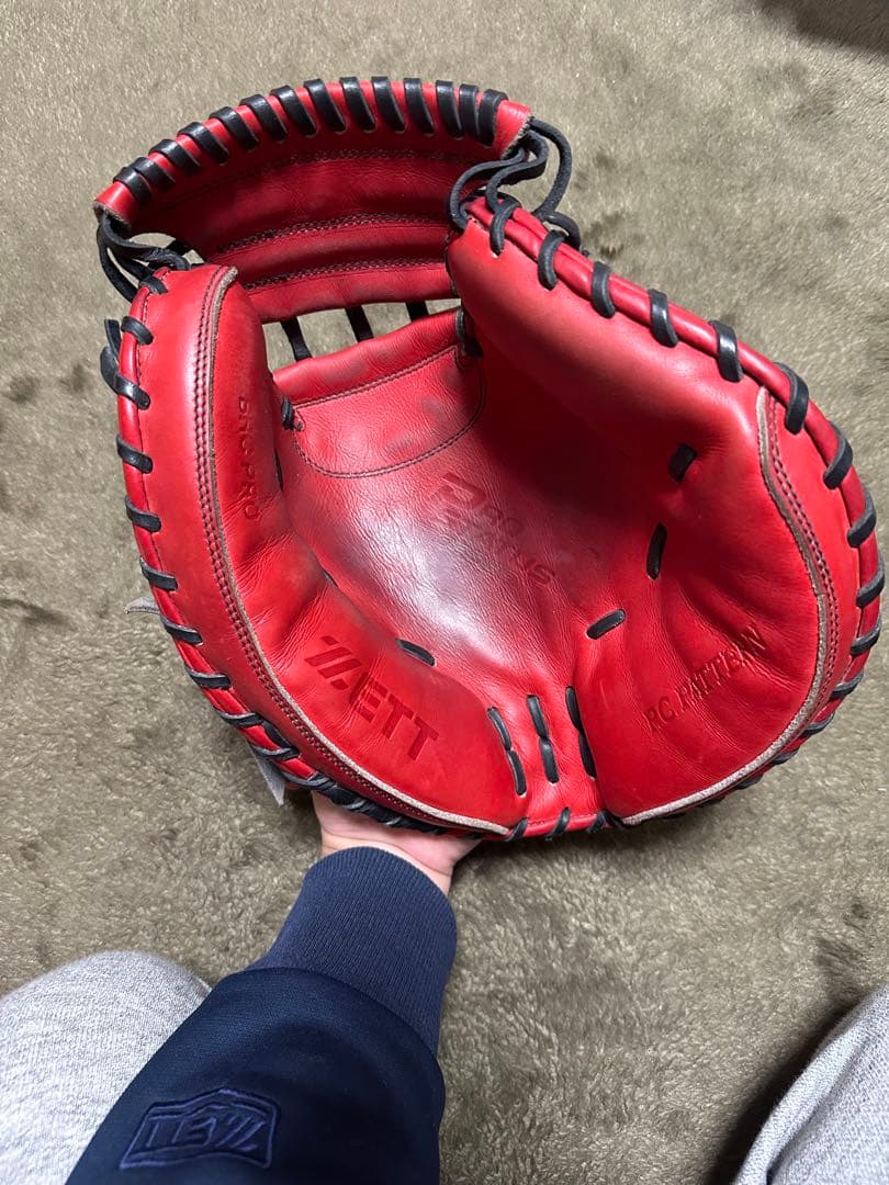 あや 貴重　日本製　オーダー品　ZETT プロステイタス 軟式ミット