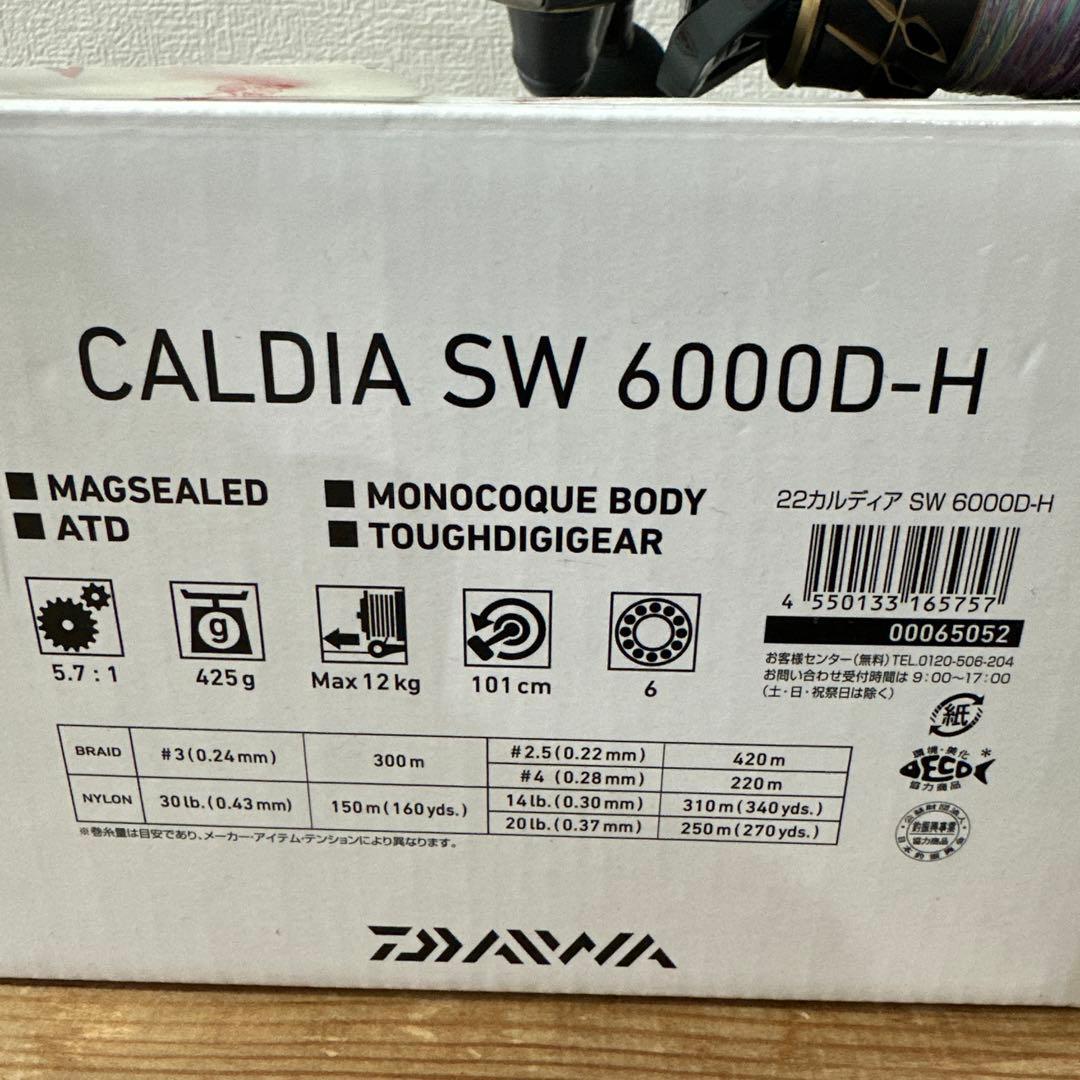DAIWA CALDIA SW 6000D-H スピニングリール
