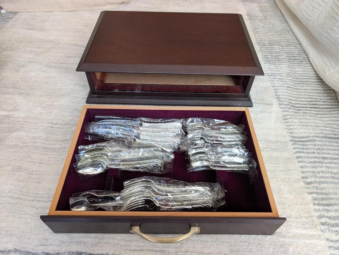 【未使用】HOYA EXEJOUR EPNS 洋食器 27本セット 木箱入り