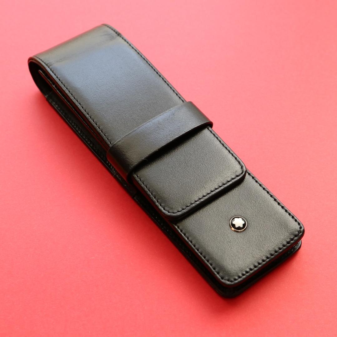 モンブラン レザー ペンケース 黒