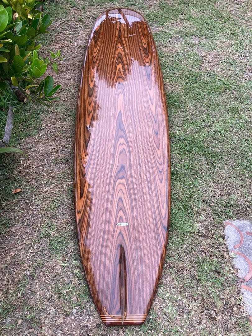 沖縄県本島手渡し限定　ベルジー　velzy ウッド　サーフボード　サーフテック