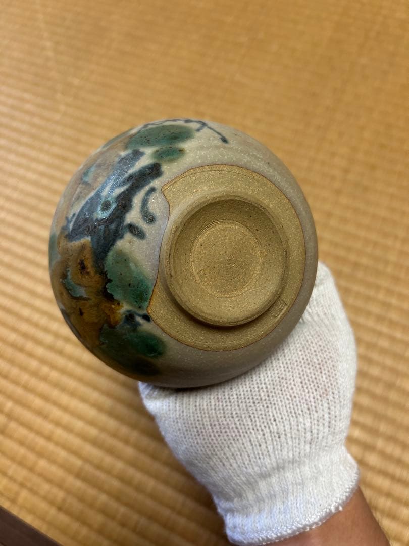 【山岸雄三】茶碗 茶道具 和食器 骨董 九谷焼 木箱 茶器 陶器