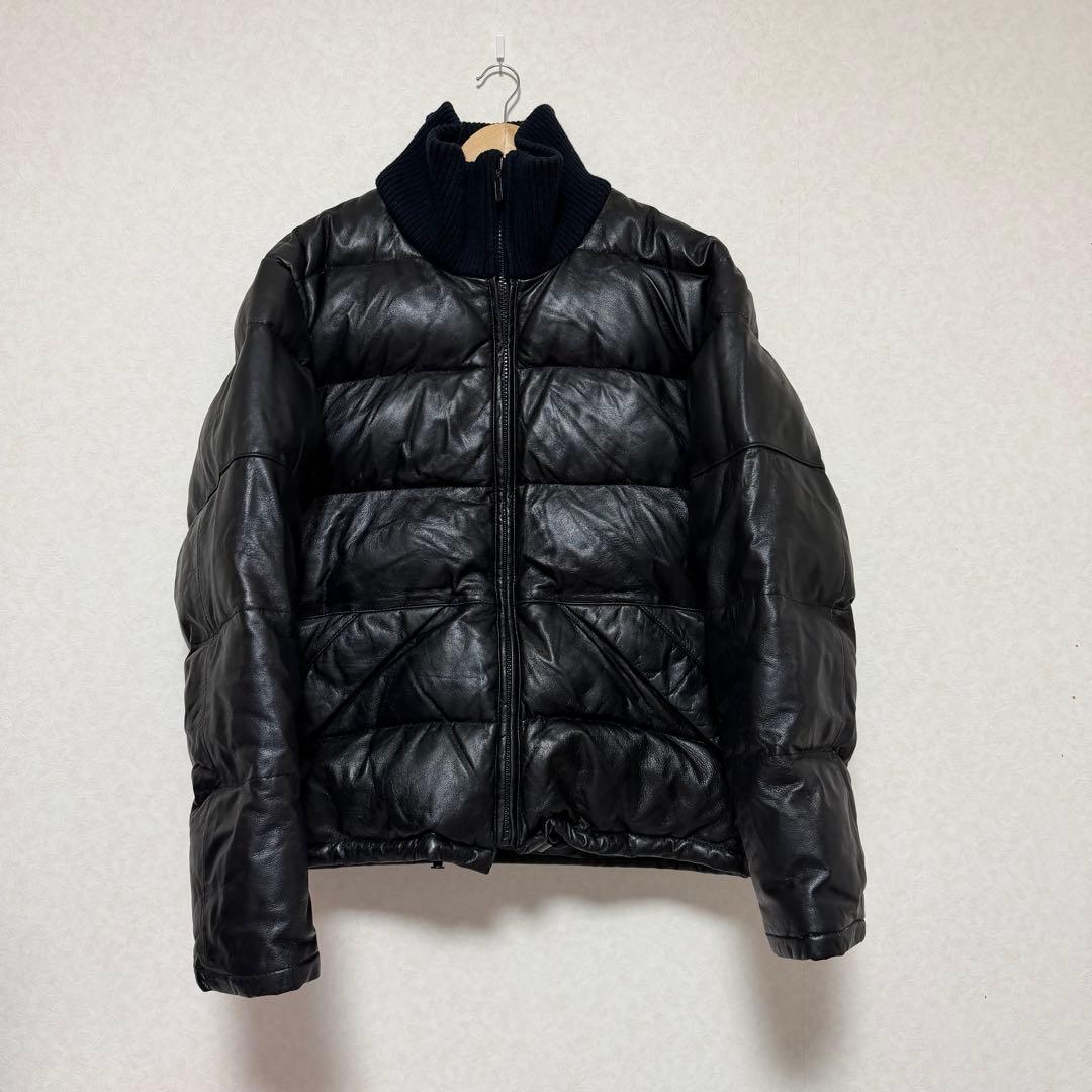 AVIREX USA ラムレザー ダウンジャケット 肉厚　廃盤