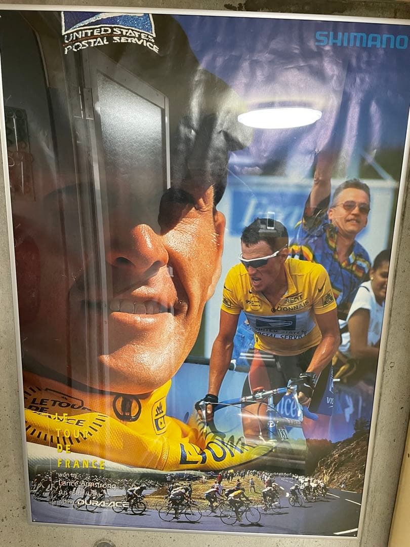 カフェや店舗に ツールドフランス　b2 シマノ trek NIKE ランス
