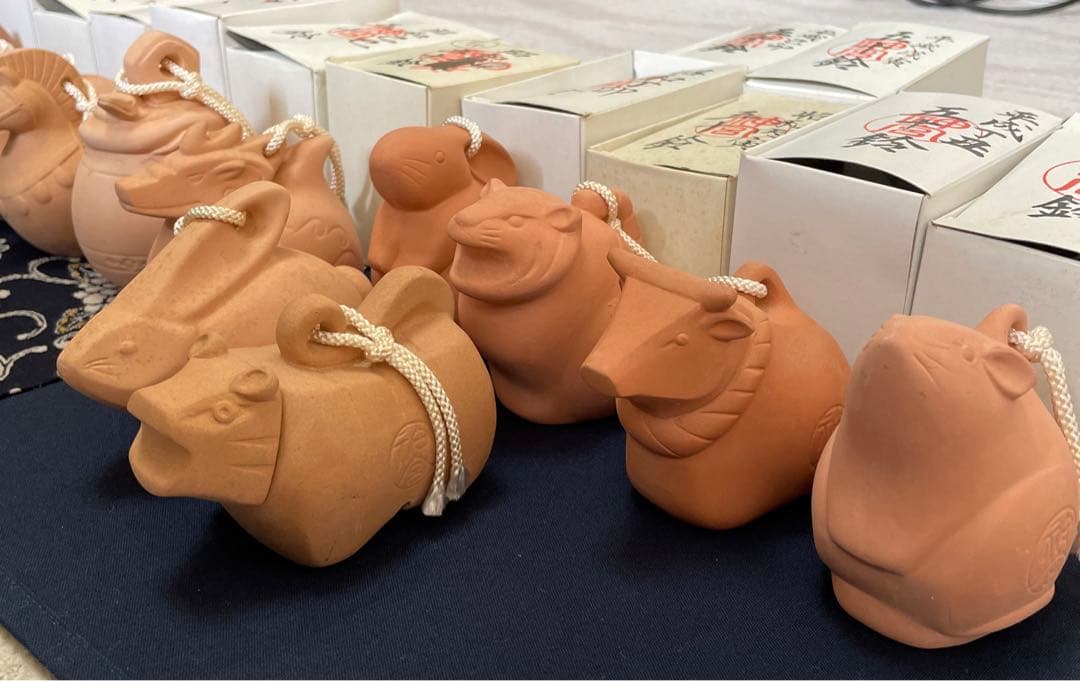 伊勢神宮　土鈴　十二支揃い　五十鈴鈴