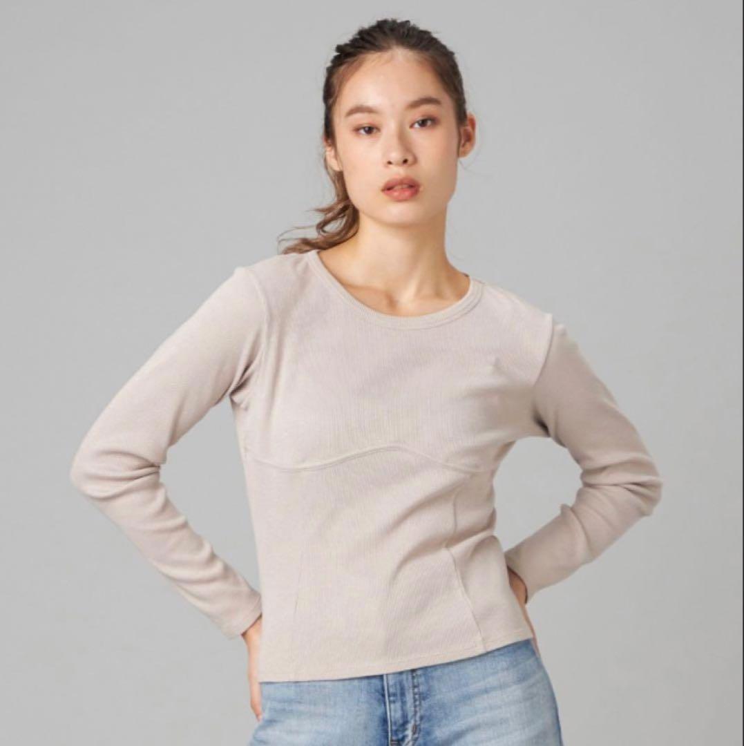 チャコットバランスホリデーラメロングスリーブTシャツ