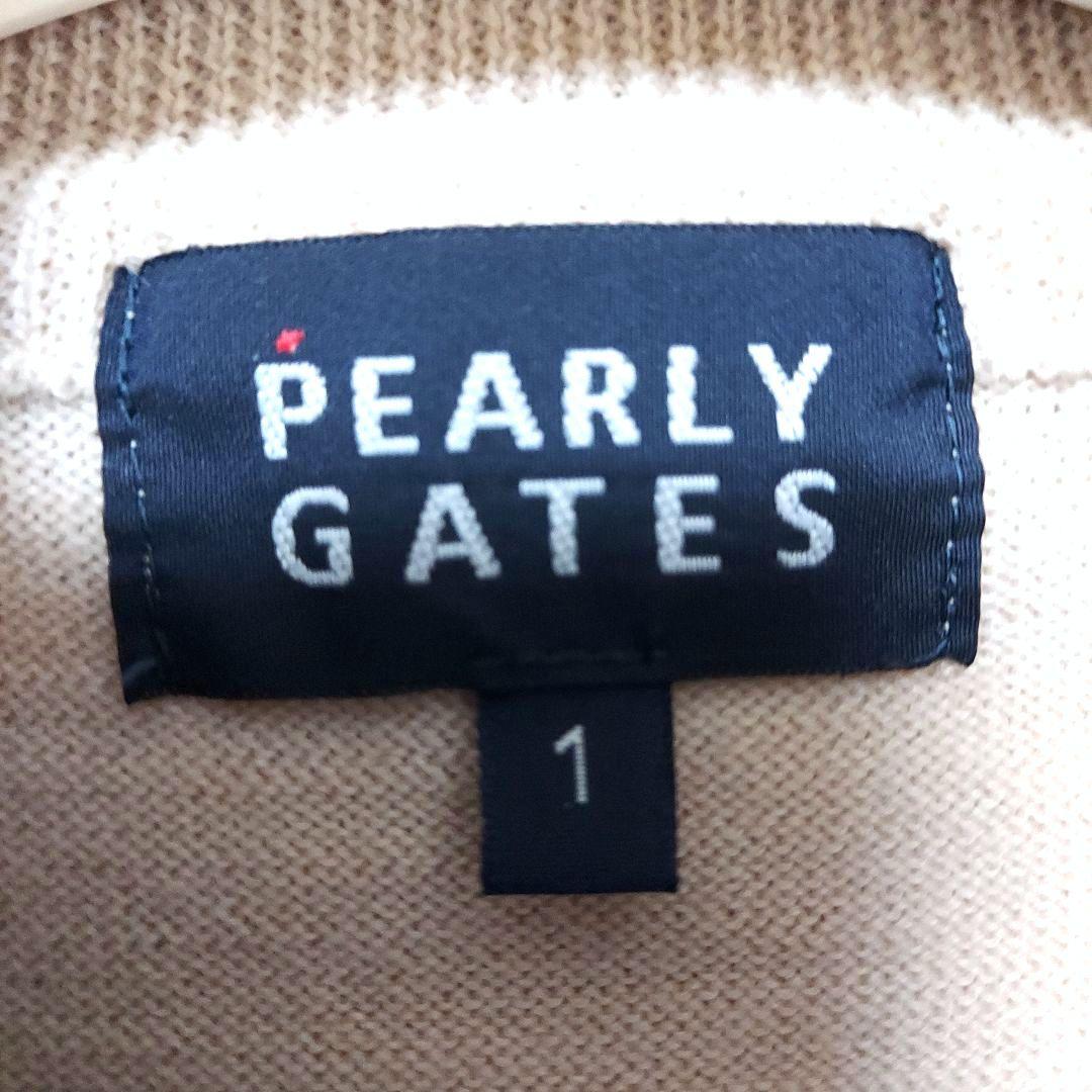 PEARLY GATES 中綿 ニット切り替えジャケット ゴルフウェア ジップ
