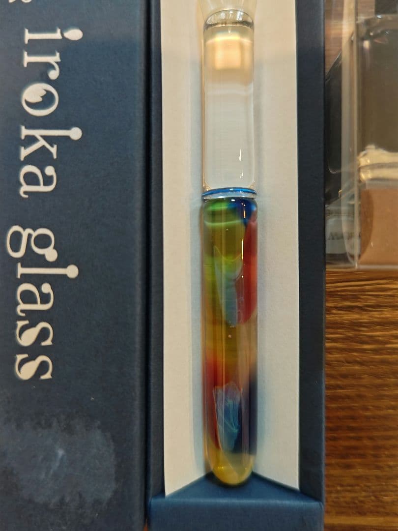 色華硝子ガラスペン 極楽鳥花 くすめの素 セット