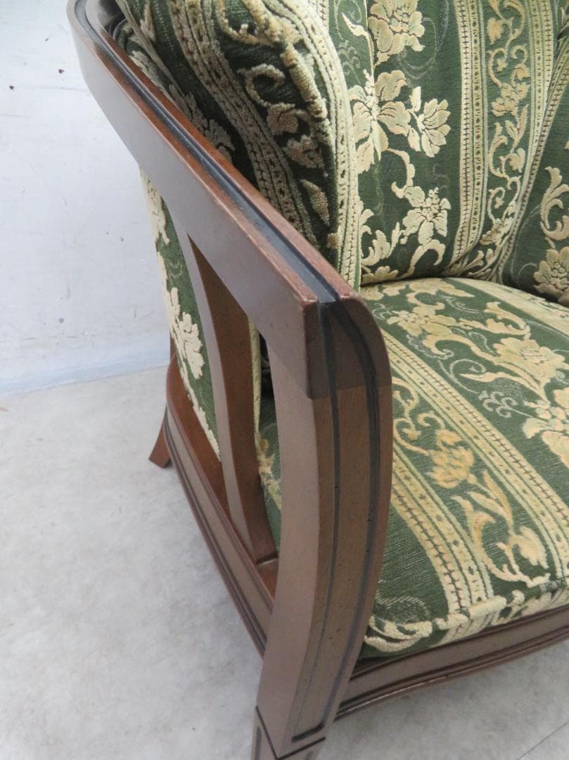 美品■マルニ■ロイヤル■シャルル アームチェア■1人掛けソファ■金華山■31万円