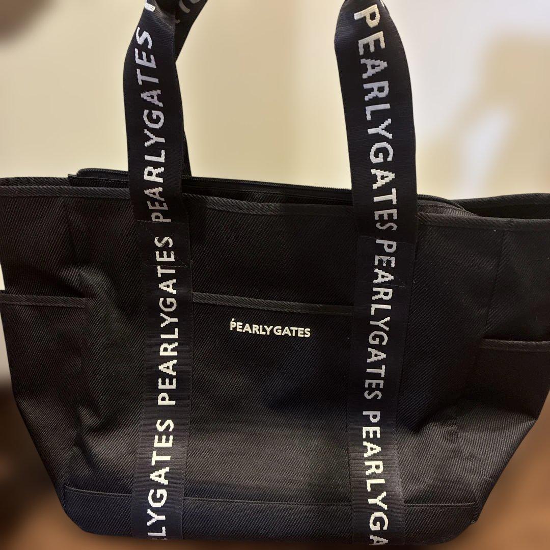 正規品！美品！PEARLY GATES ネイビー　ロッカートートバッグ大容量