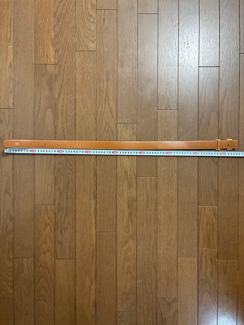 90s HERMES エルメス レザーベルト 1995年size70