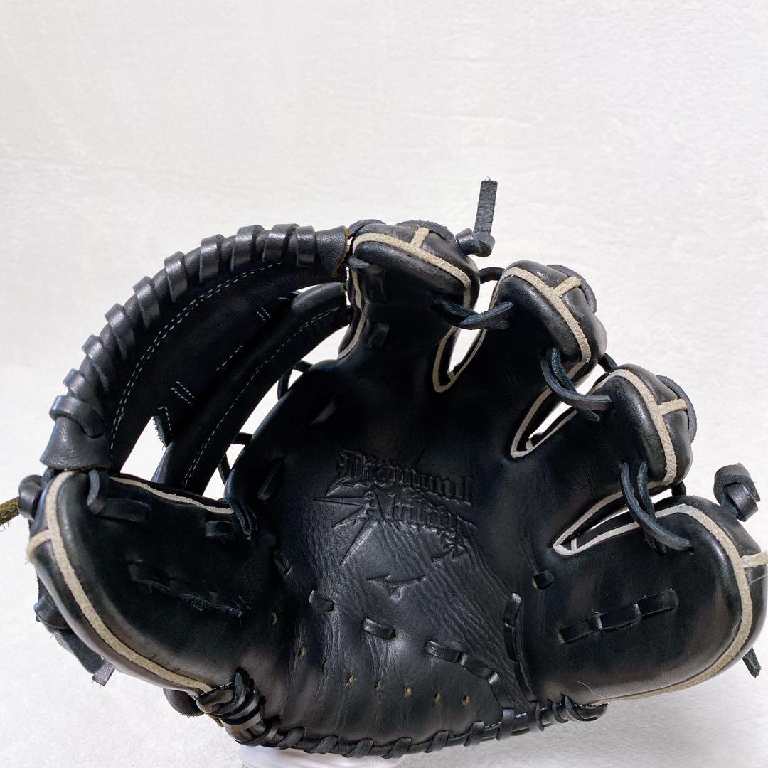 極美品　ミズノ　軟式グローブ　内野手　ダイヤモンドアビリティ　ブラック　一般軟式