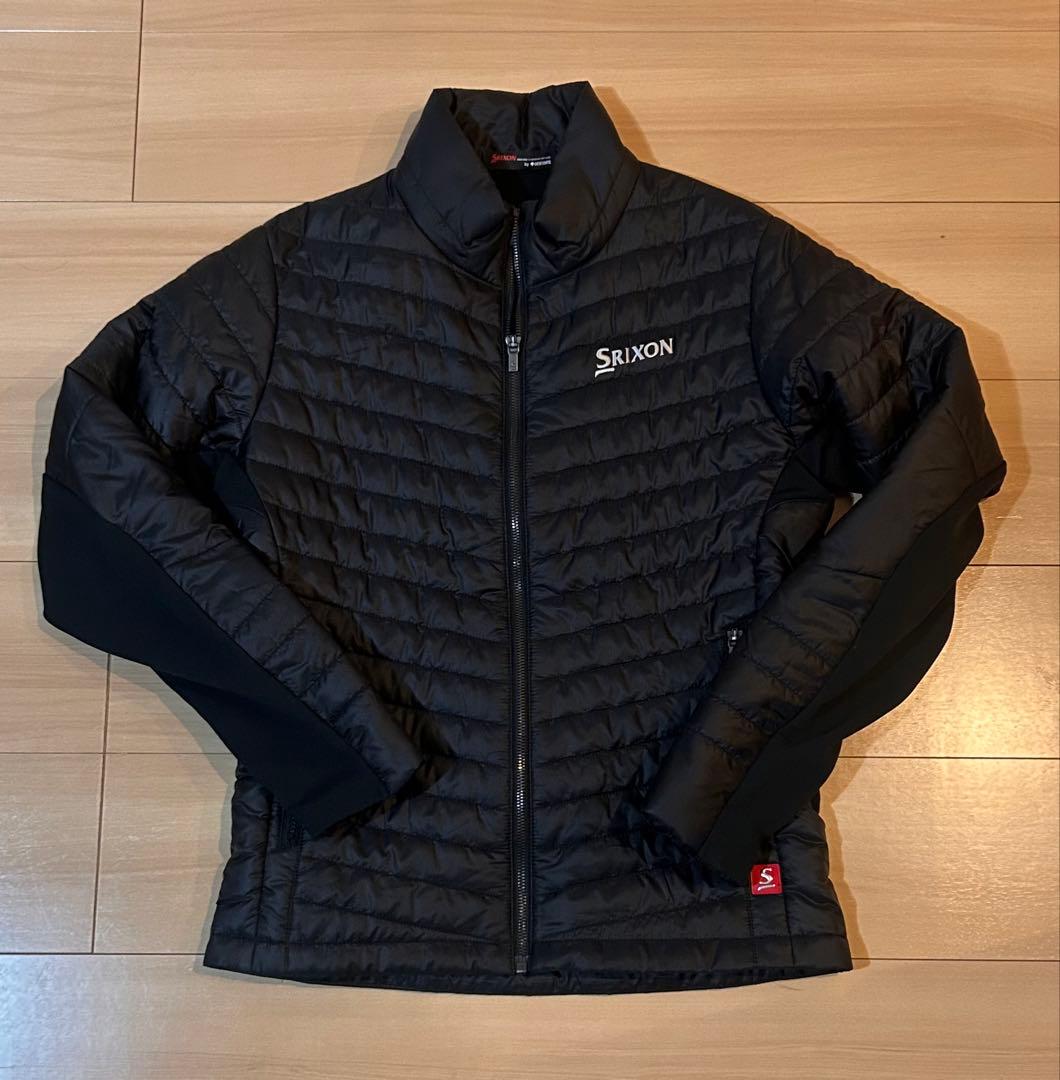 【美品】Srixon スリクソン デサント ゴルフ ダウン ジャケット ブラック