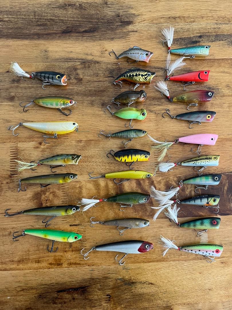 メガバス等　ルアー27点セット　ドッグX パロット入り