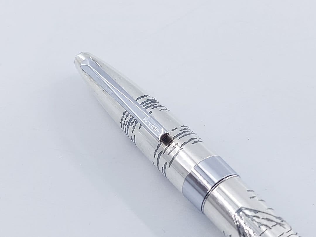 PILOT パイロット 万年筆 スターリングシルバー 14K-585 M 富士山