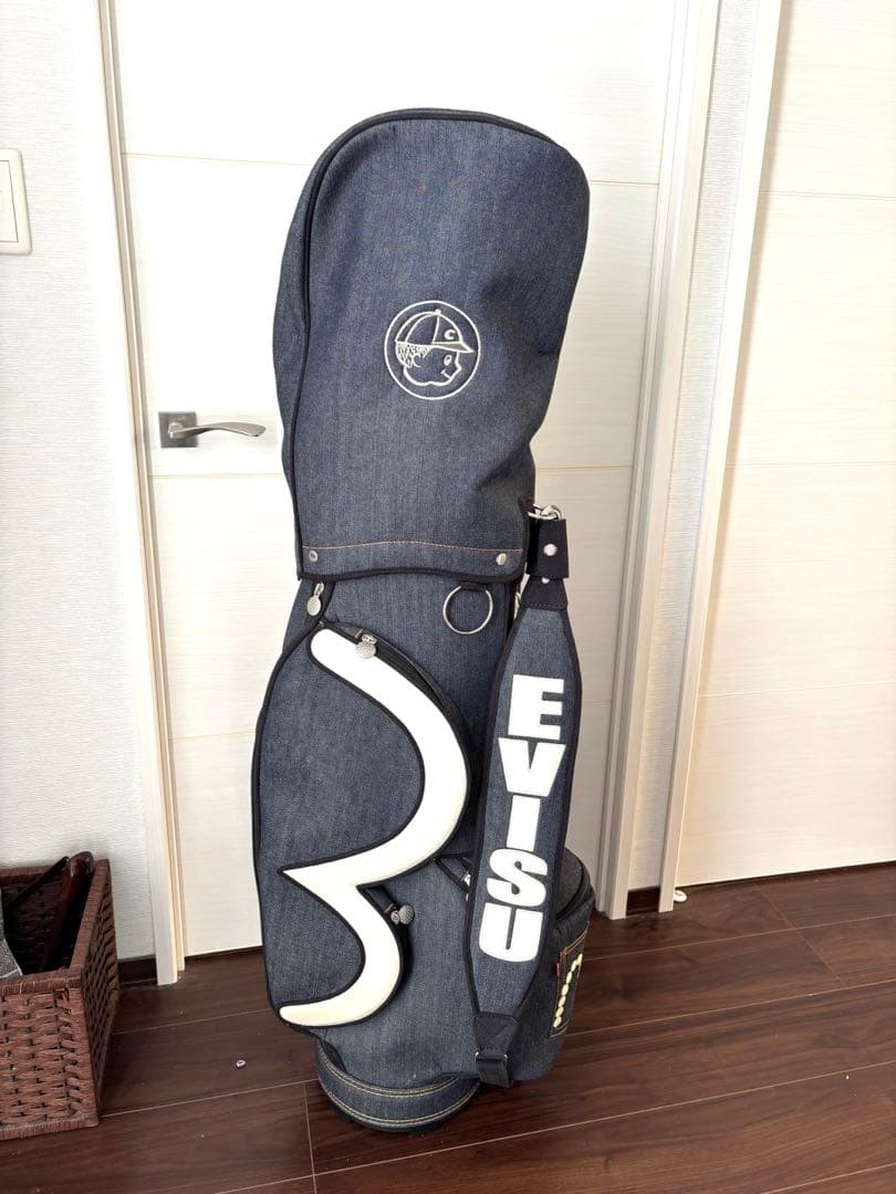 超美品　EVISU デニムゴルフバッグ