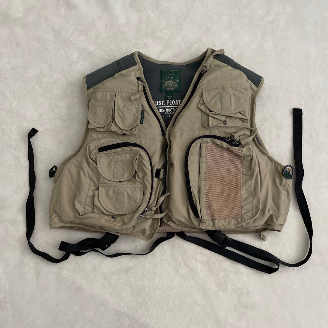 レア‼️ TARAS BOULBA アシックス　フィッシングフロートベスト　L