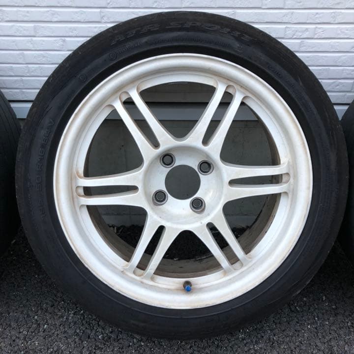スパルコ鍛栄舎 16インチ 7J 4/100 +33 タイヤホイール４本セット