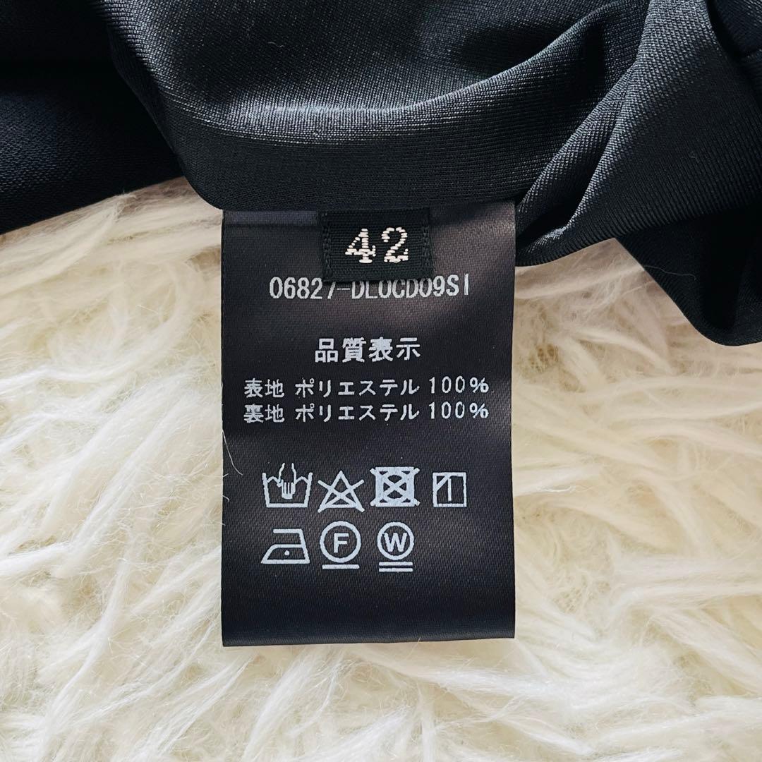 【新品タグ付き✨】フォクシー　ひざ丈ワンピース　クールエレガンス　42サイズ　黒