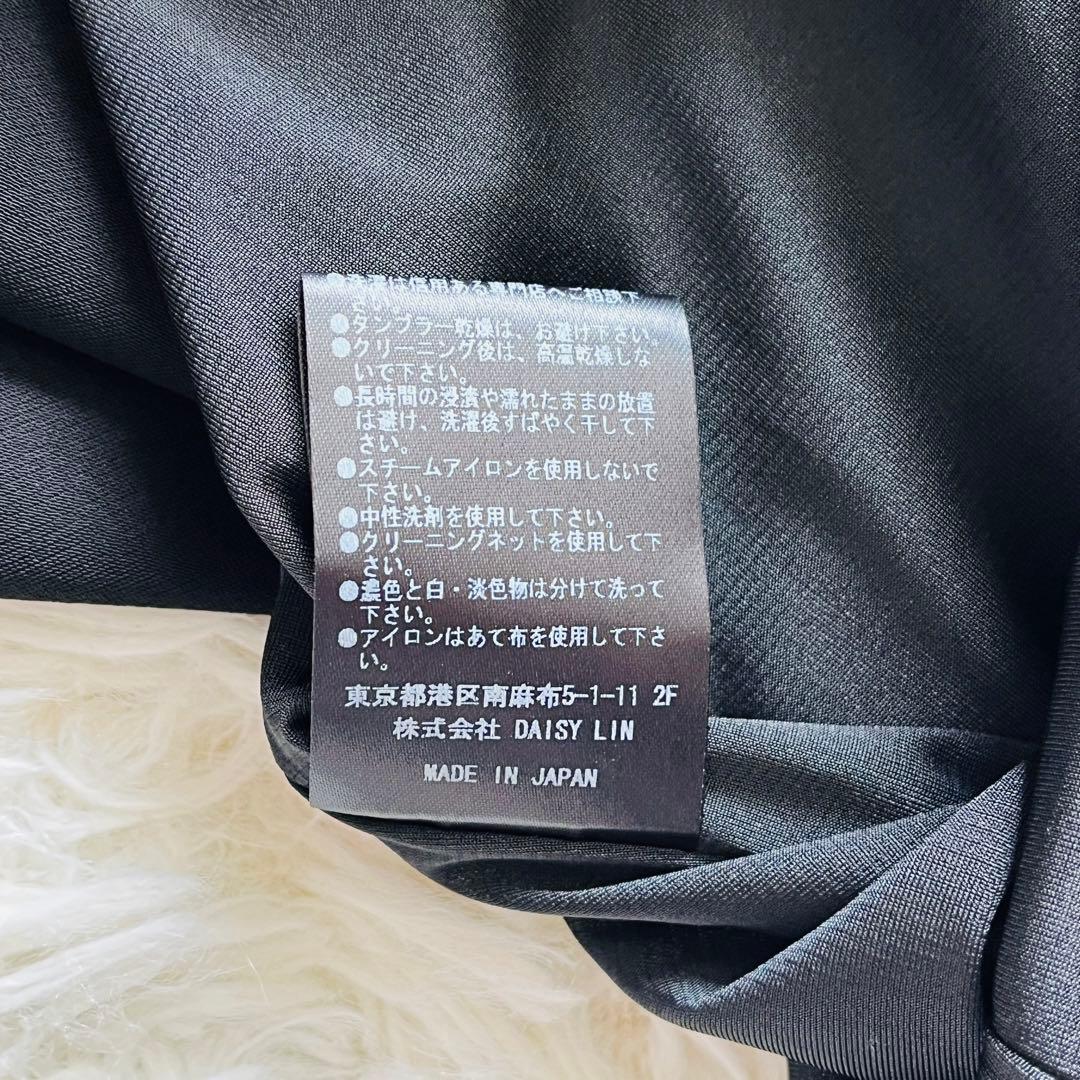 【新品タグ付き✨】フォクシー　ひざ丈ワンピース　クールエレガンス　42サイズ　黒