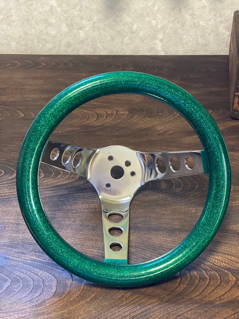 10インチ　小径ステアリング　ムーンアイズ　グラント　旧車　アメ車