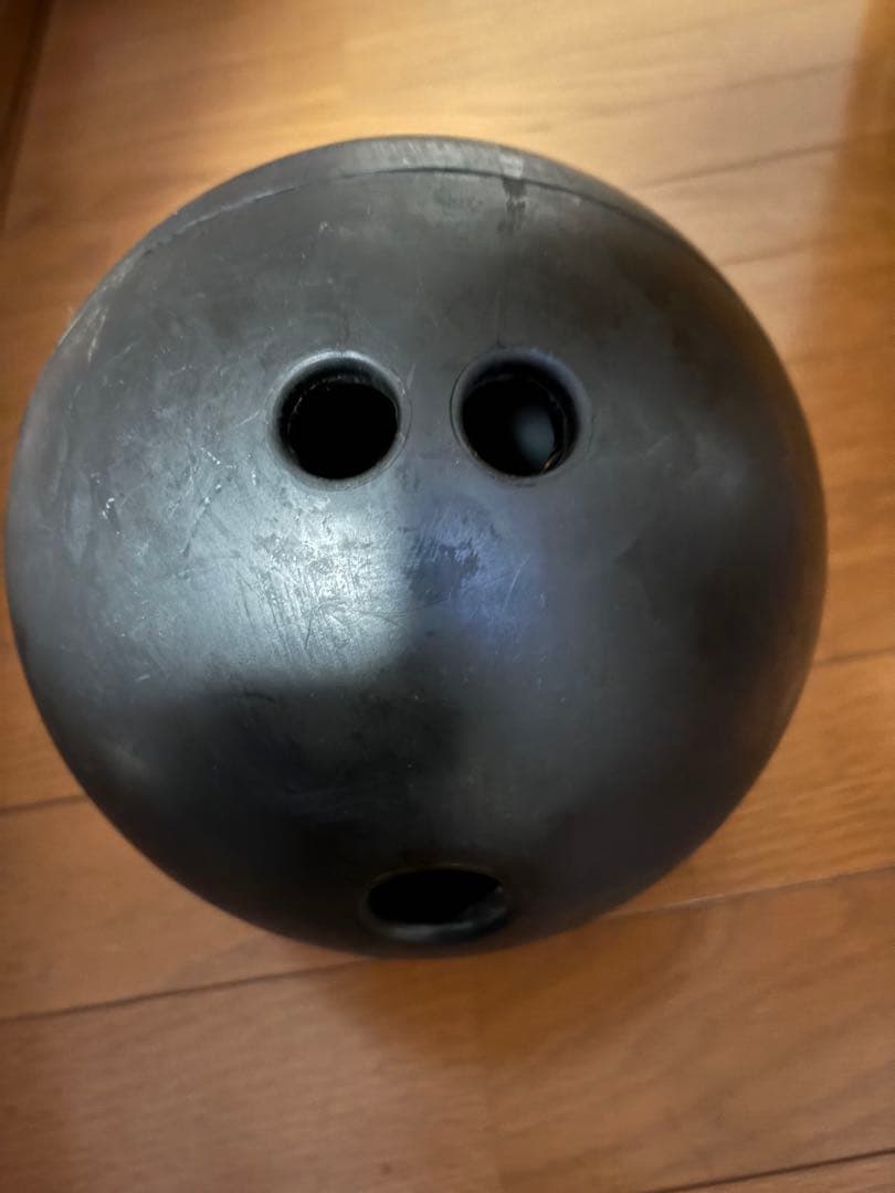 ボウリング トレーニングボール 黒　練習用ゴムボール