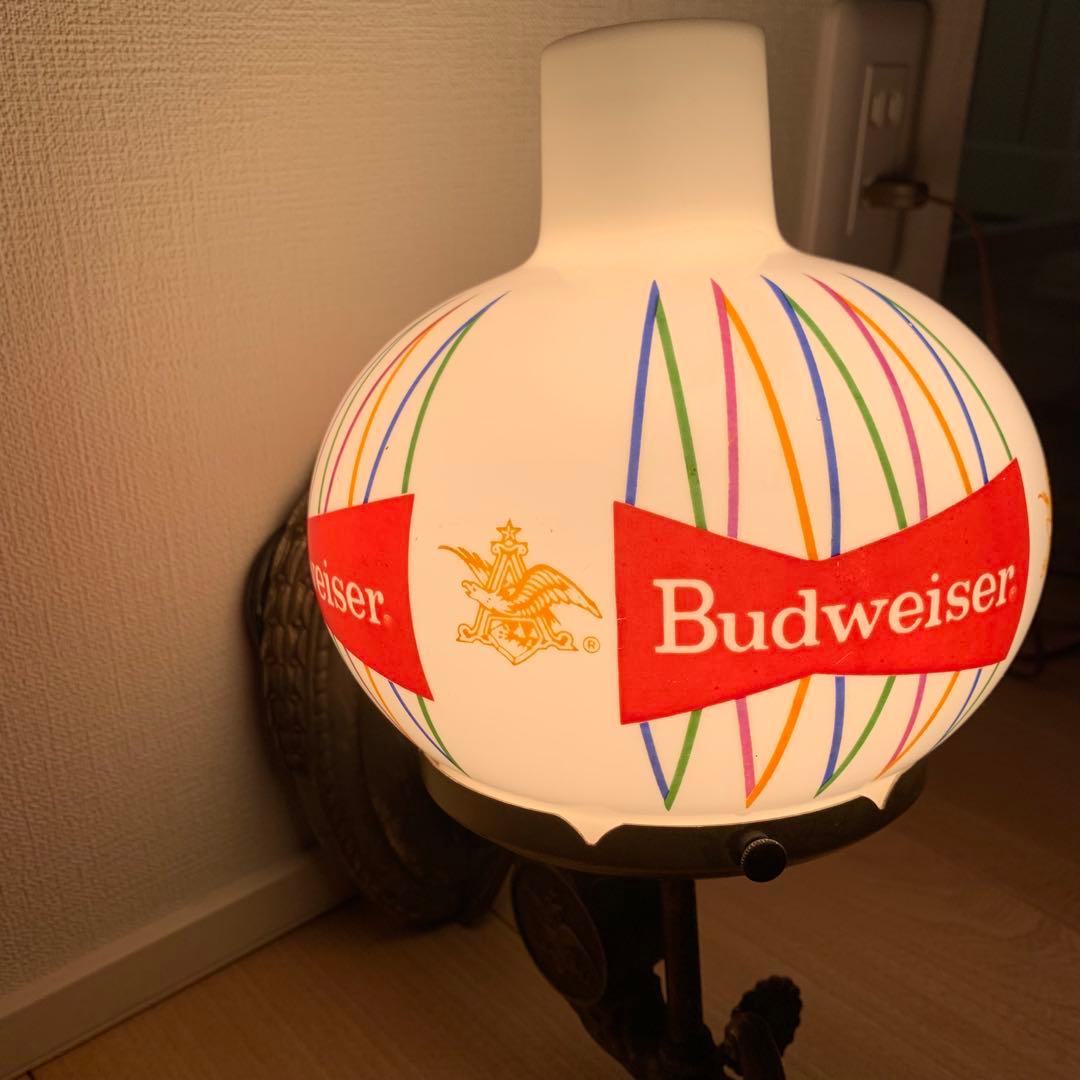 動作品 ビンテージ Budweiser ライトサイン バドワイザー 壁掛け照明