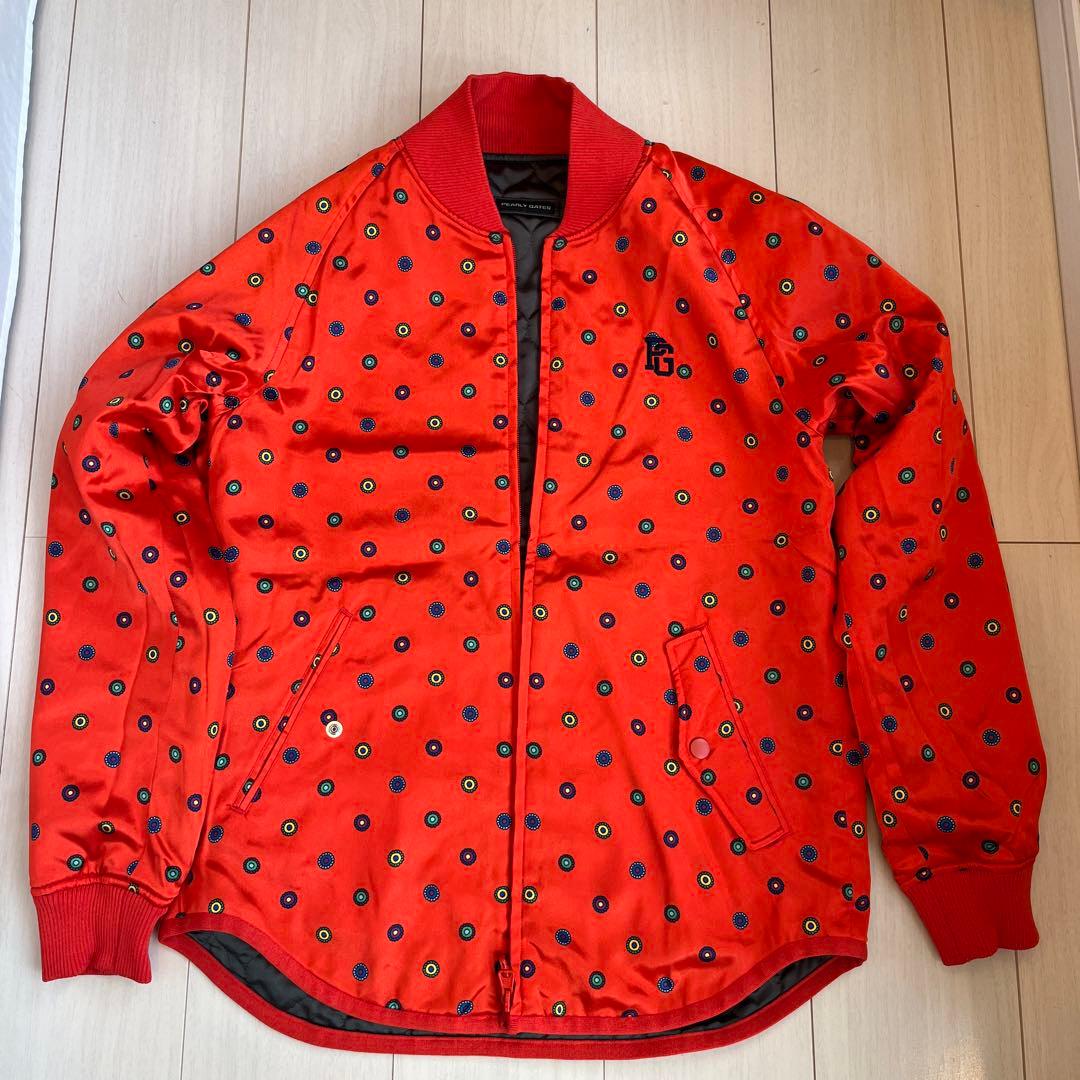 パーリーゲイツ　スポーツジャケット 黒と赤