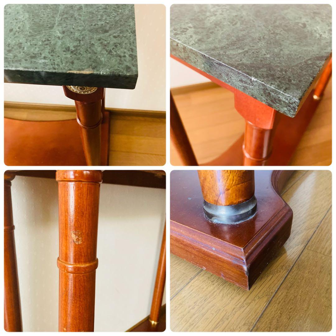 レア！一点物！アンティーク 大理石コンソールテーブル