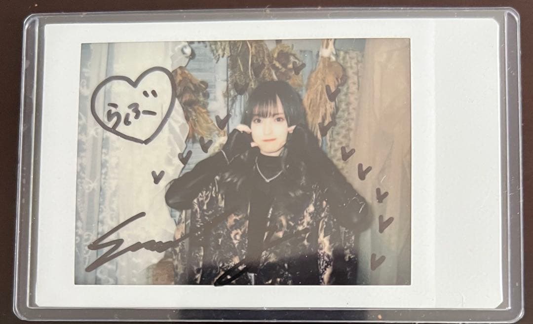 山本彩コメント入りチェキ