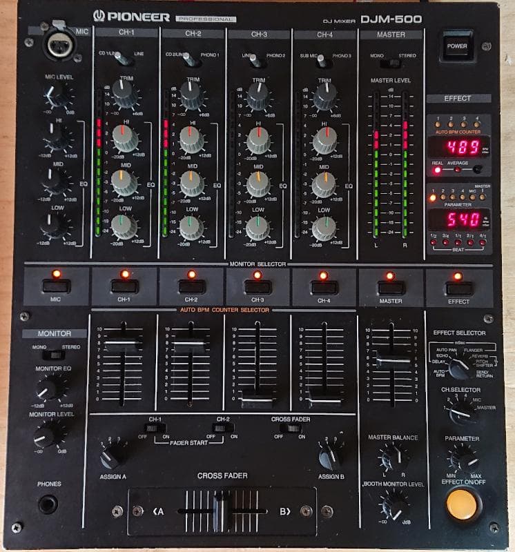 Pioneer DJM-500 DJミキサー