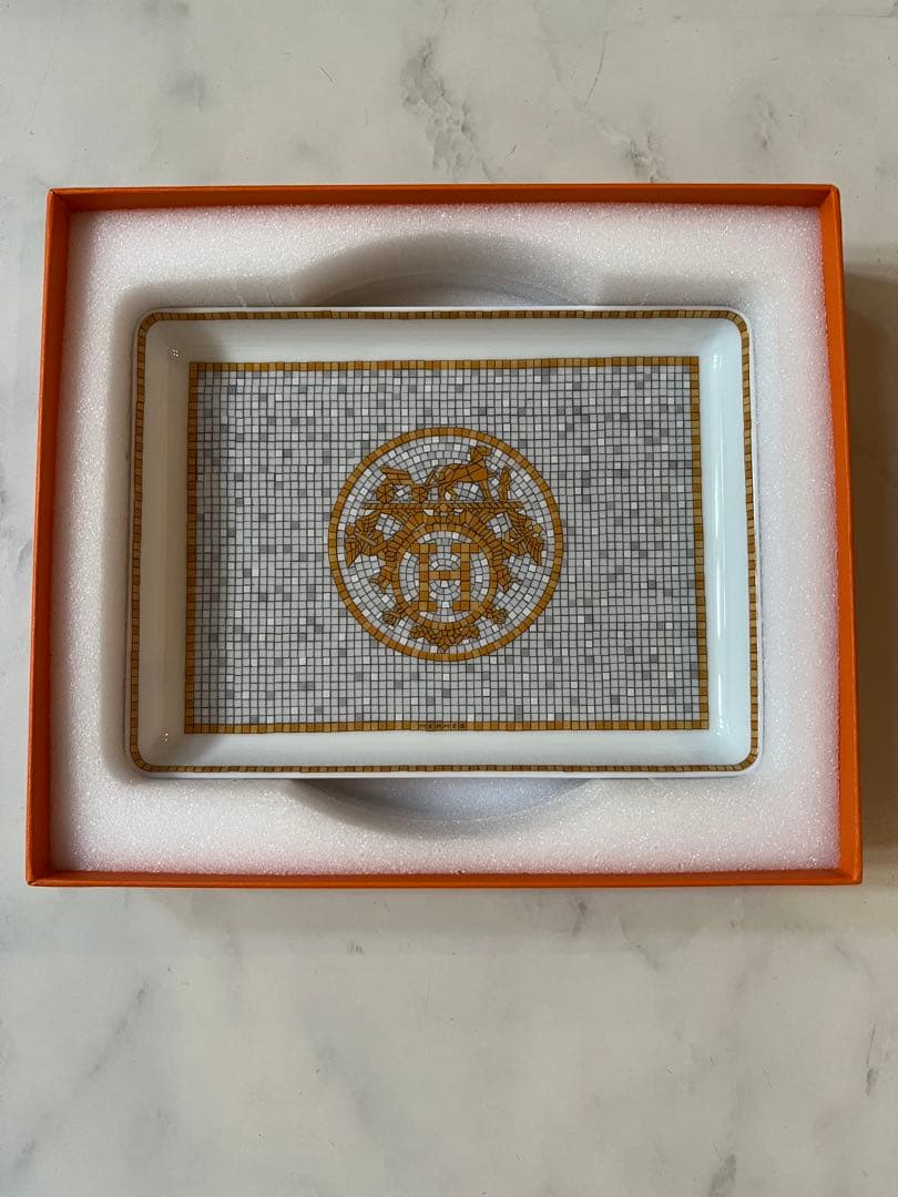 エルメス トレー 〈モザイク 24〉ゴールドPM 【正規購入品】