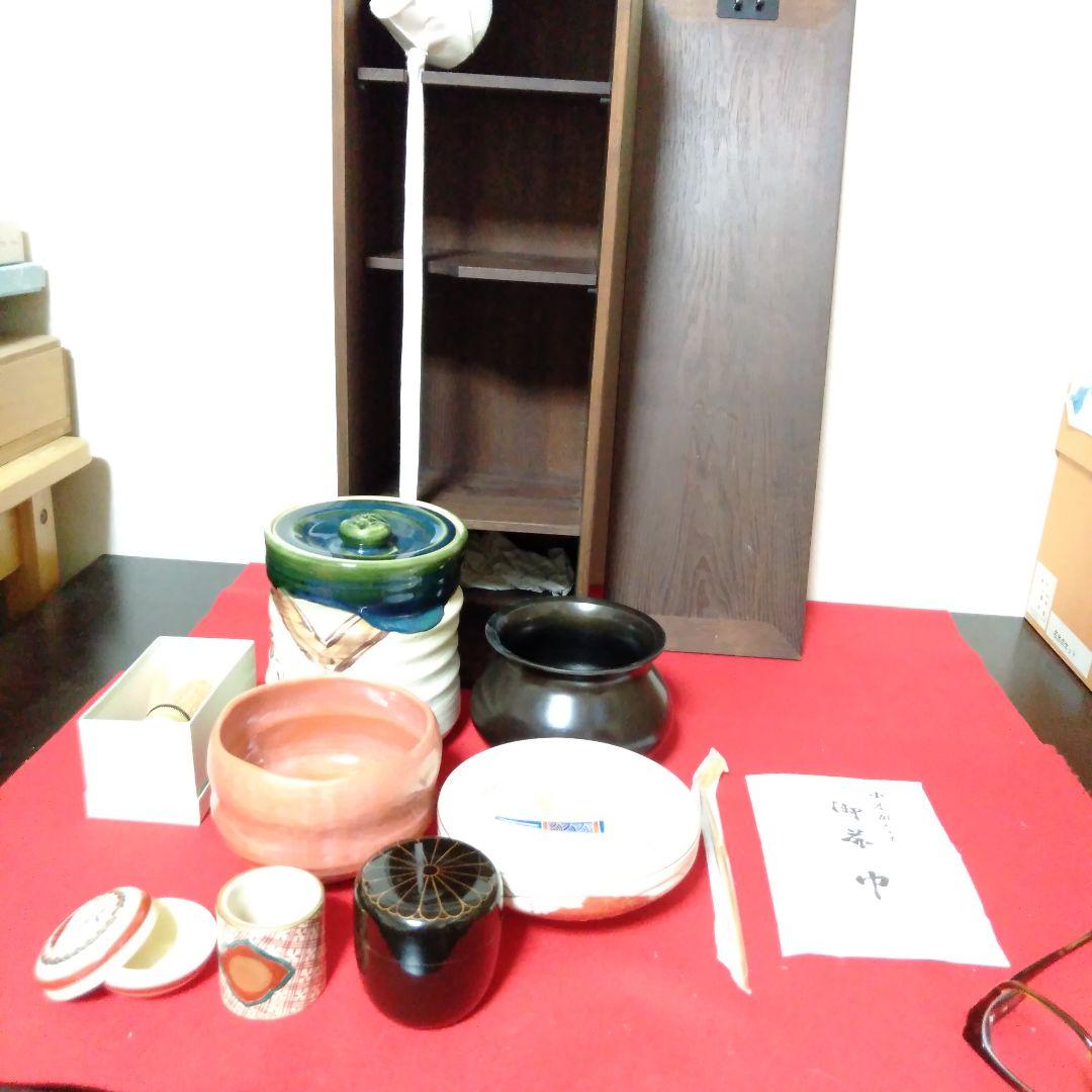 桑材の短冊茶箱