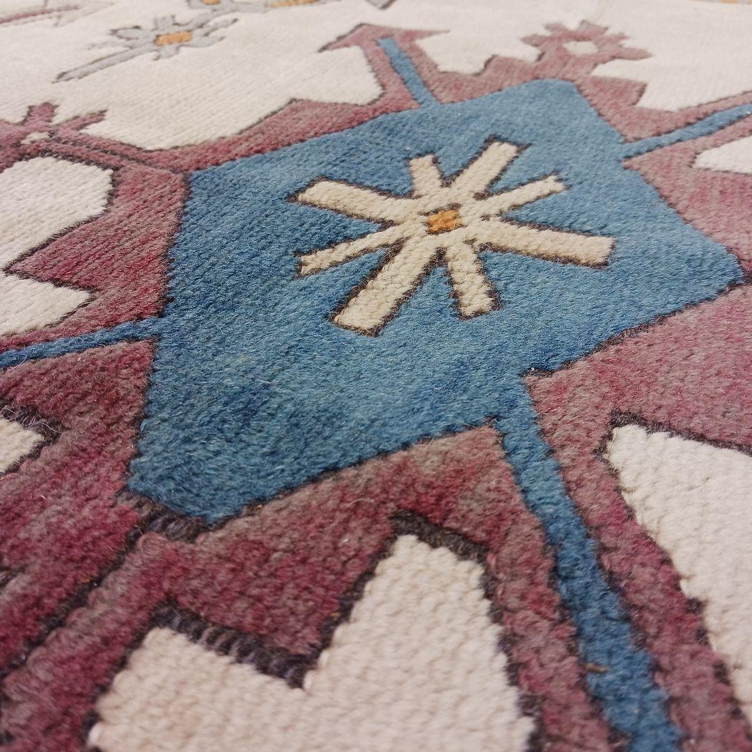 専用Y3049 トルコ絨毯 キリム ウール 手織り ラグマット 167×123㎝