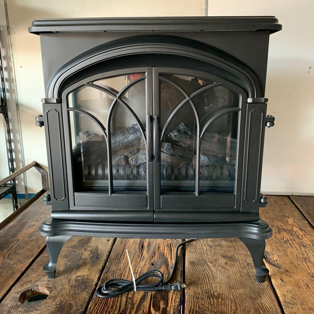 ワイド　暖炉型　ファンヒーター　IQ BK BLT-999B-3-BK