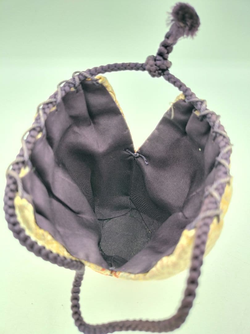 c317【新品・未使用】茶入 高取 肩付 亀井楽山 牡丹唐草 木箱 茶道具 肩衛