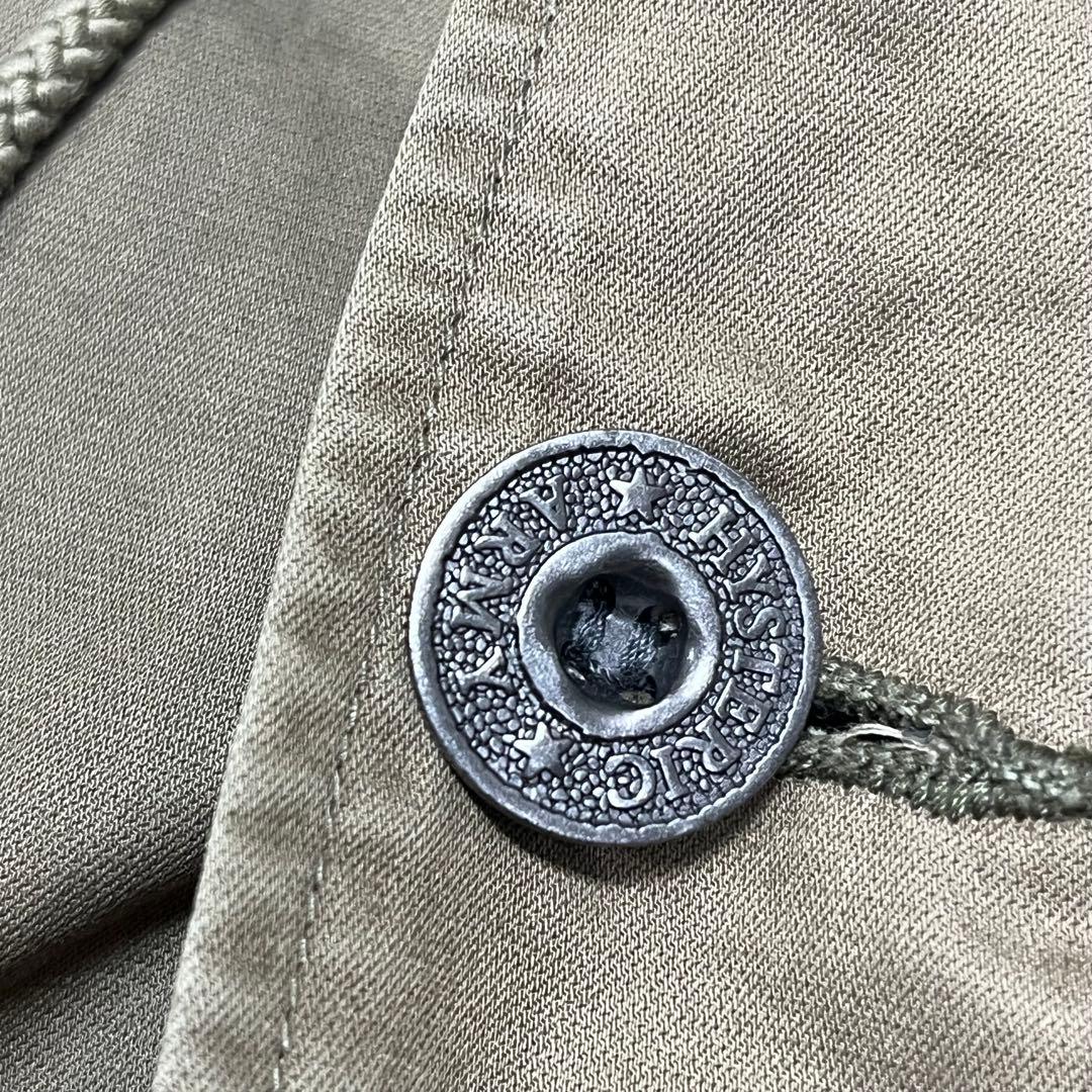 966 HGカートコバーンフォト×パッチ満載グランジM51ミリタリーモッズパーカ