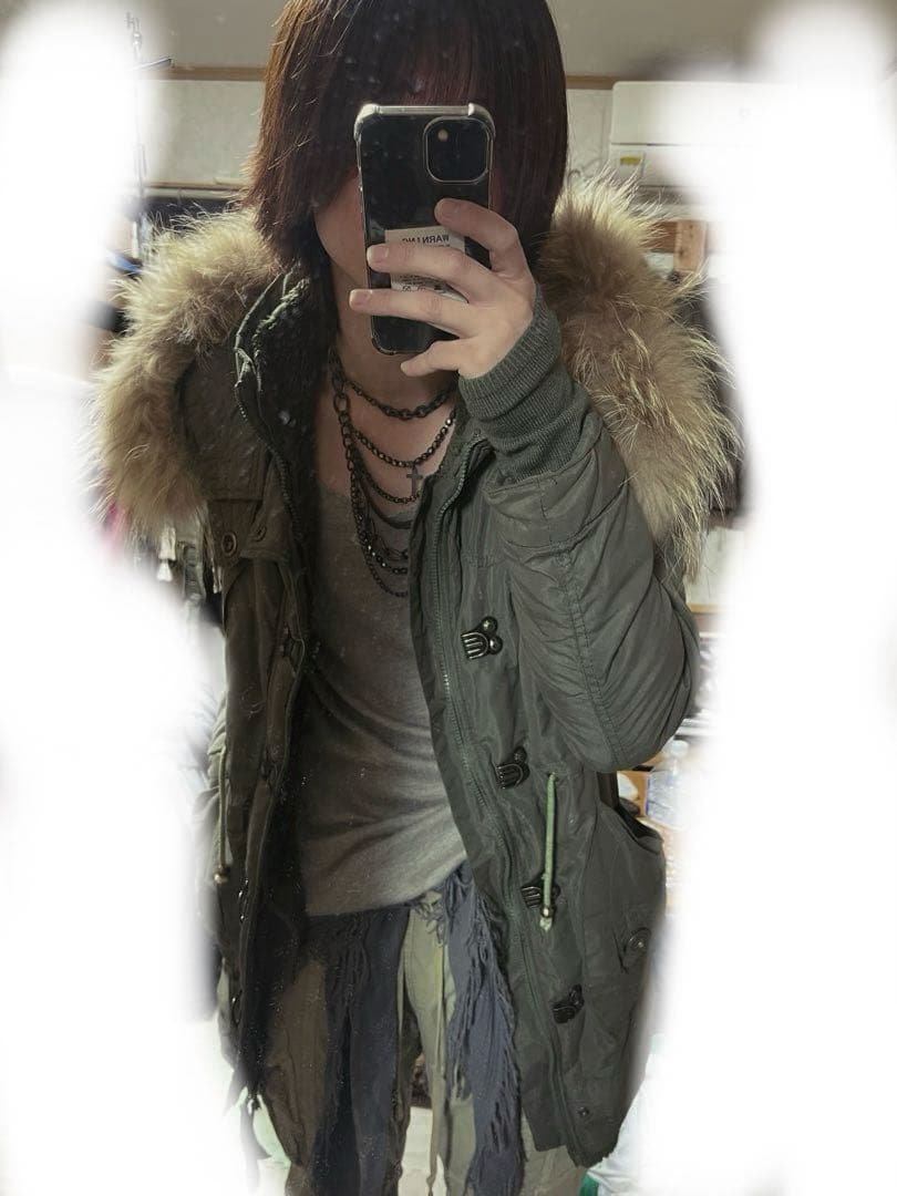 ファー付きモッズコート フェリーグランジ 亜熱帯