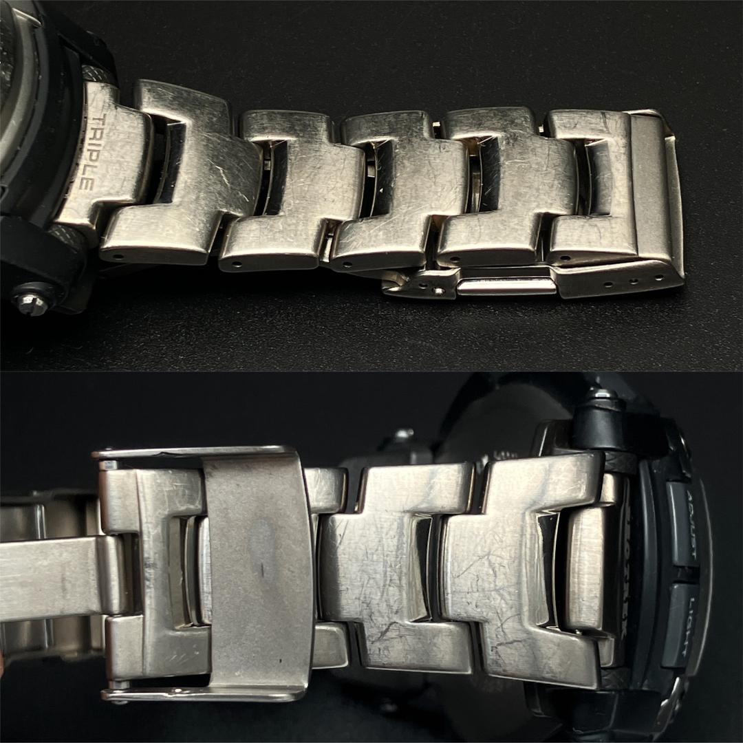【電波ソーラー/稼働】カシオ プロトレック 腕時計 メンズ チタンベルト