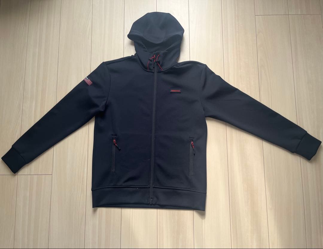 BRIEFING 3Dロゴ ストレッチジャージ ジップパーカー 黒美品Ｍ