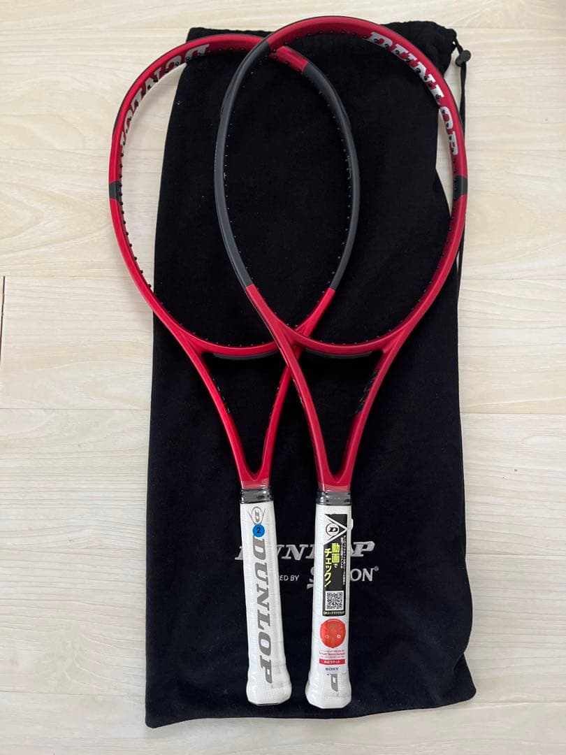 新品未使用✨ダンロップテニスラケット2本セットCX200LS ケース付き
