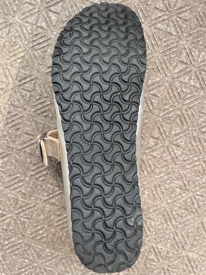 BIRKENSTOCK シルバー ローファー 38