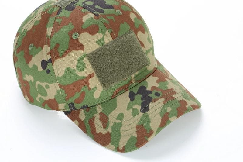 ベルト付 BDU 自衛隊 戦闘服 迷彩服 上下 野球帽 セット