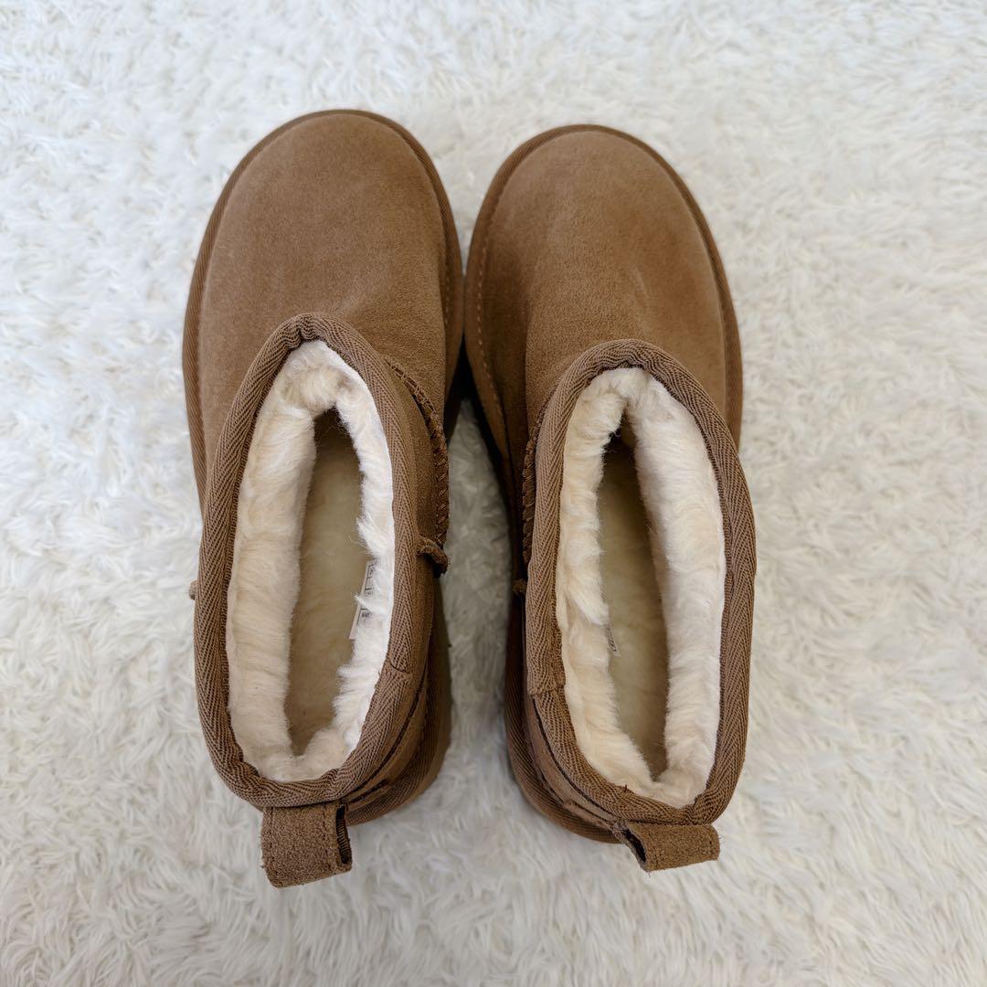 未使用 UGG クラシック ウルトラ ミニ プラットフォーム 厚底 23cm