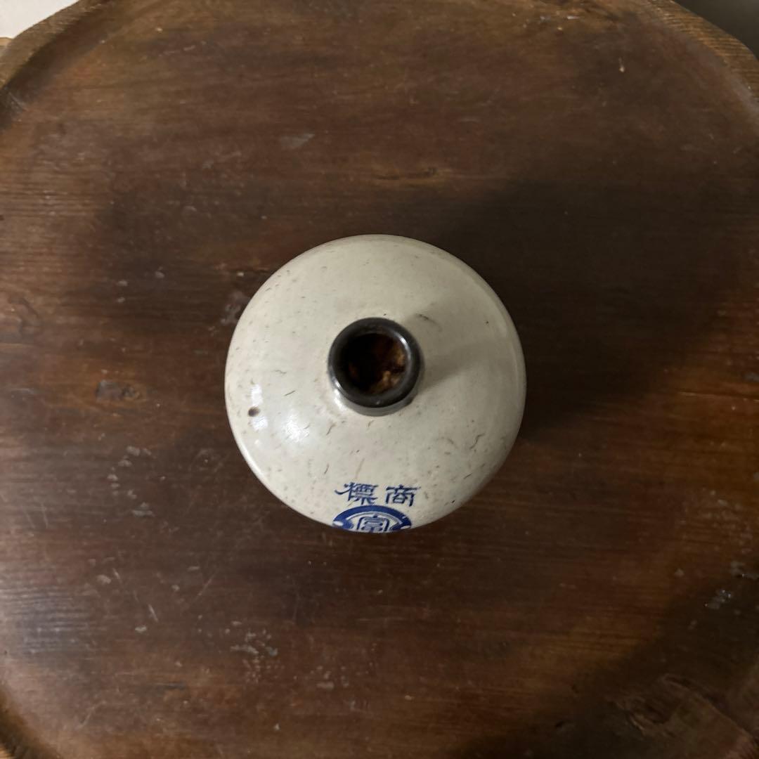 日本醤油　富士　肥前　金富良　アンティーク　徳利　酒器　古道具　花器　検:李朝