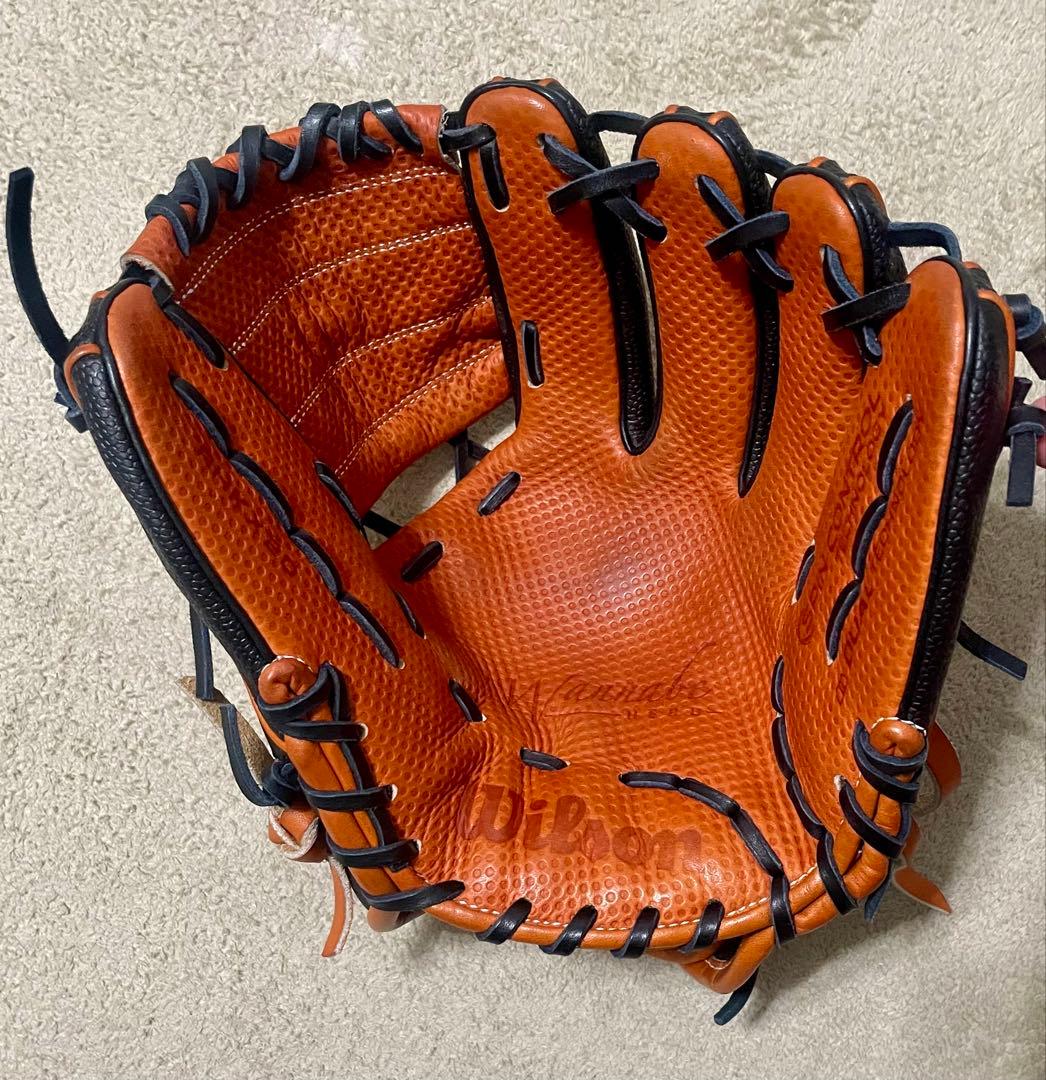 ※希少品　軟式ウィルソンX2型　スピンコントロールレザー　大谷翔平激似グローブ