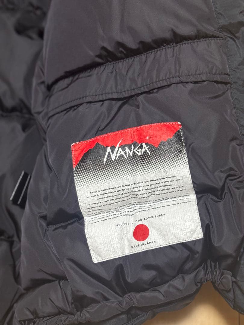 ナンガオーロラテックスダウンジャケット IBUKI（イブキ）ブラック M